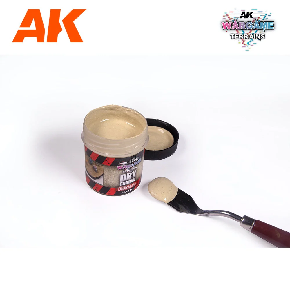 AK Interactive AK1231 Wargame Terrains Dry Ground 100ml (Acrylic) - Image 2