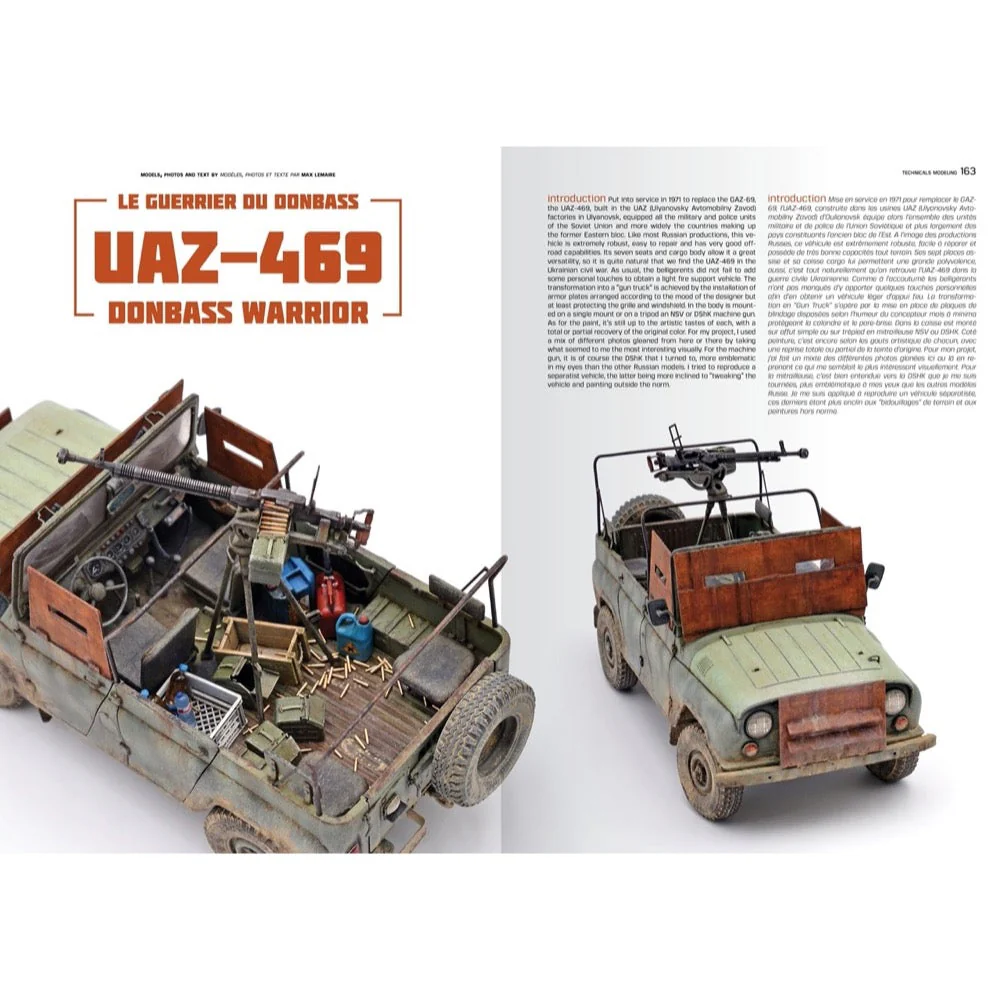 AK Interactive AK130004 Technicals Modeling Modern Light Vehicles From 1950s and Beyond English and French By Max Lemaire - Image 8