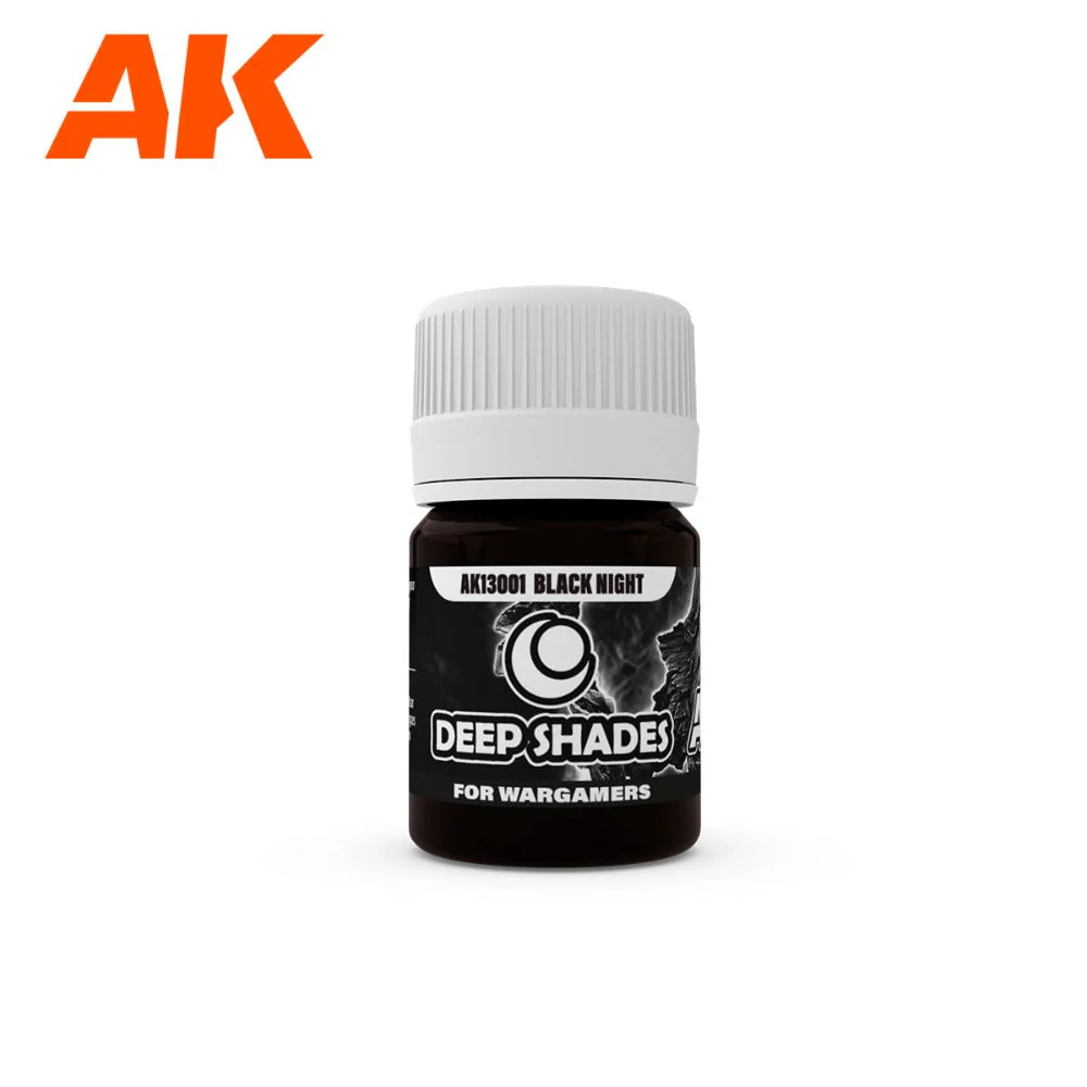 AK Interactive AK13001 Wargame Deep Shades Black Night 30ml