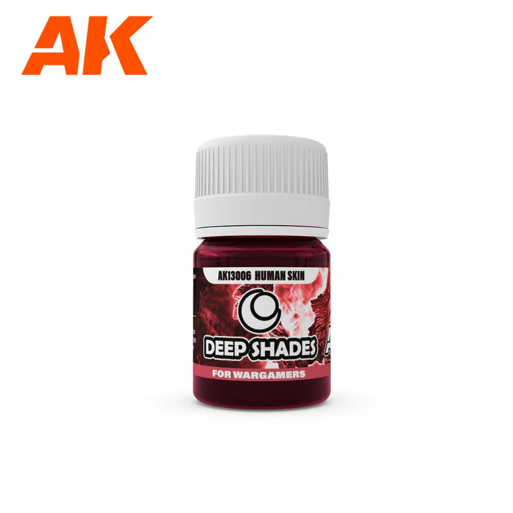 AK Interactive AK13006 Wargame Deep Shades Human Skin 30ml