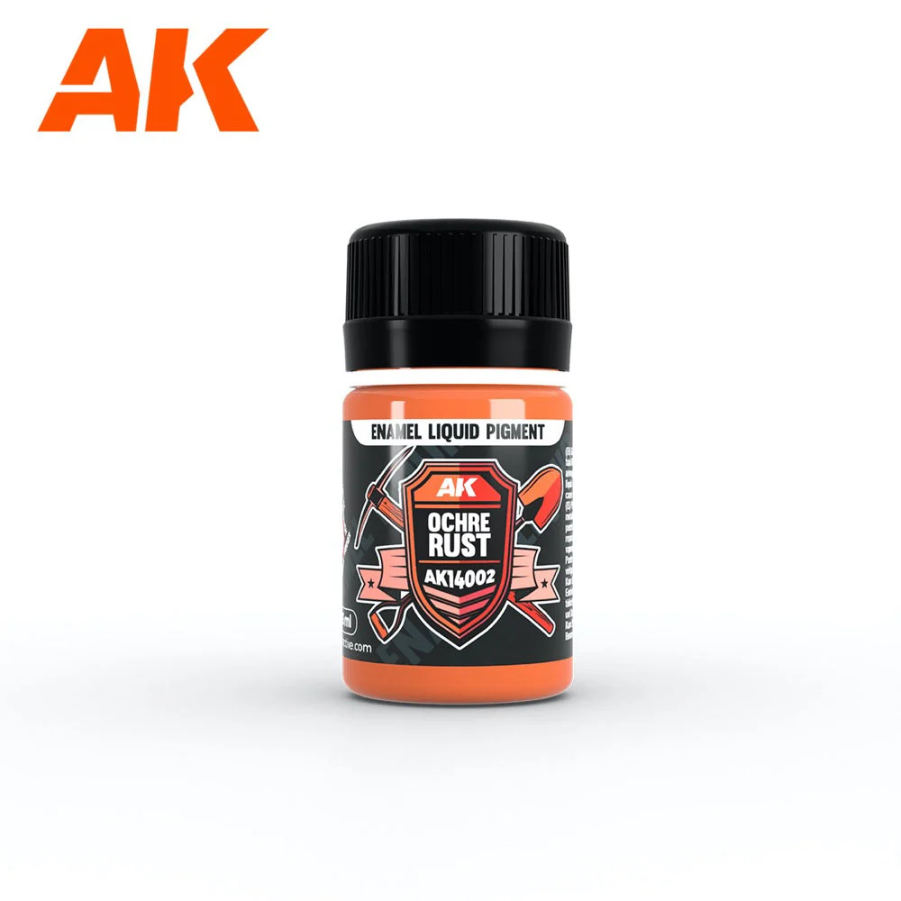 AK Interactive AK14031 Rust and Exhaust Set Enamel Liquid Pigment - Image 3