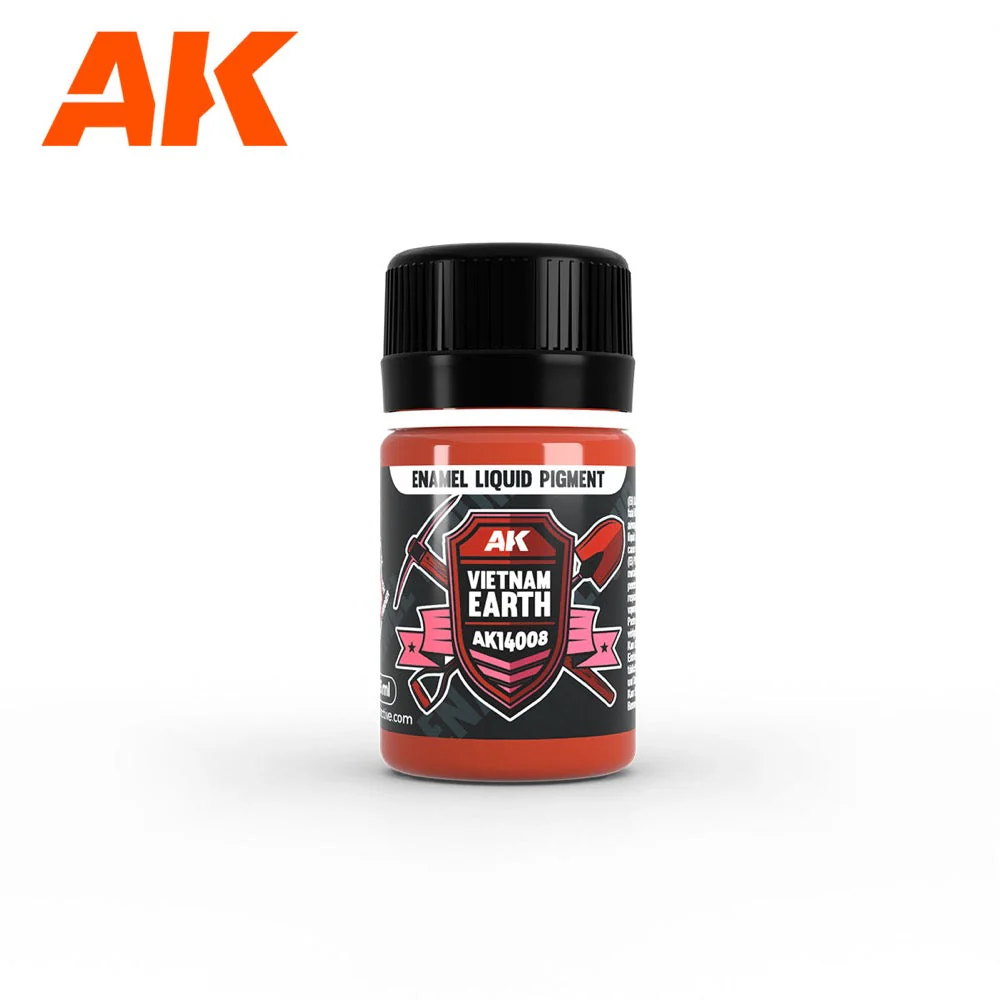 AK Interactive AK14035 Earth Set Enamel Liquid Pigment - Image 2