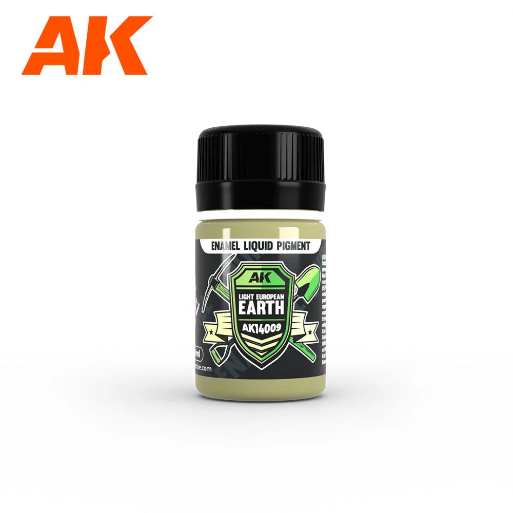 AK Interactive AK14035 Earth Set Enamel Liquid Pigment - Image 3