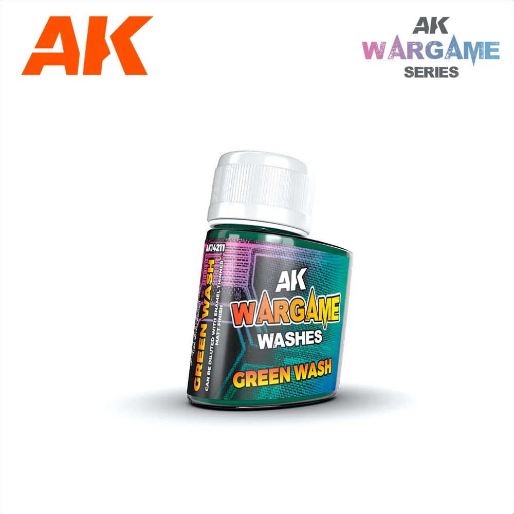 AK Interactive AK14211 Wargame Green Wash