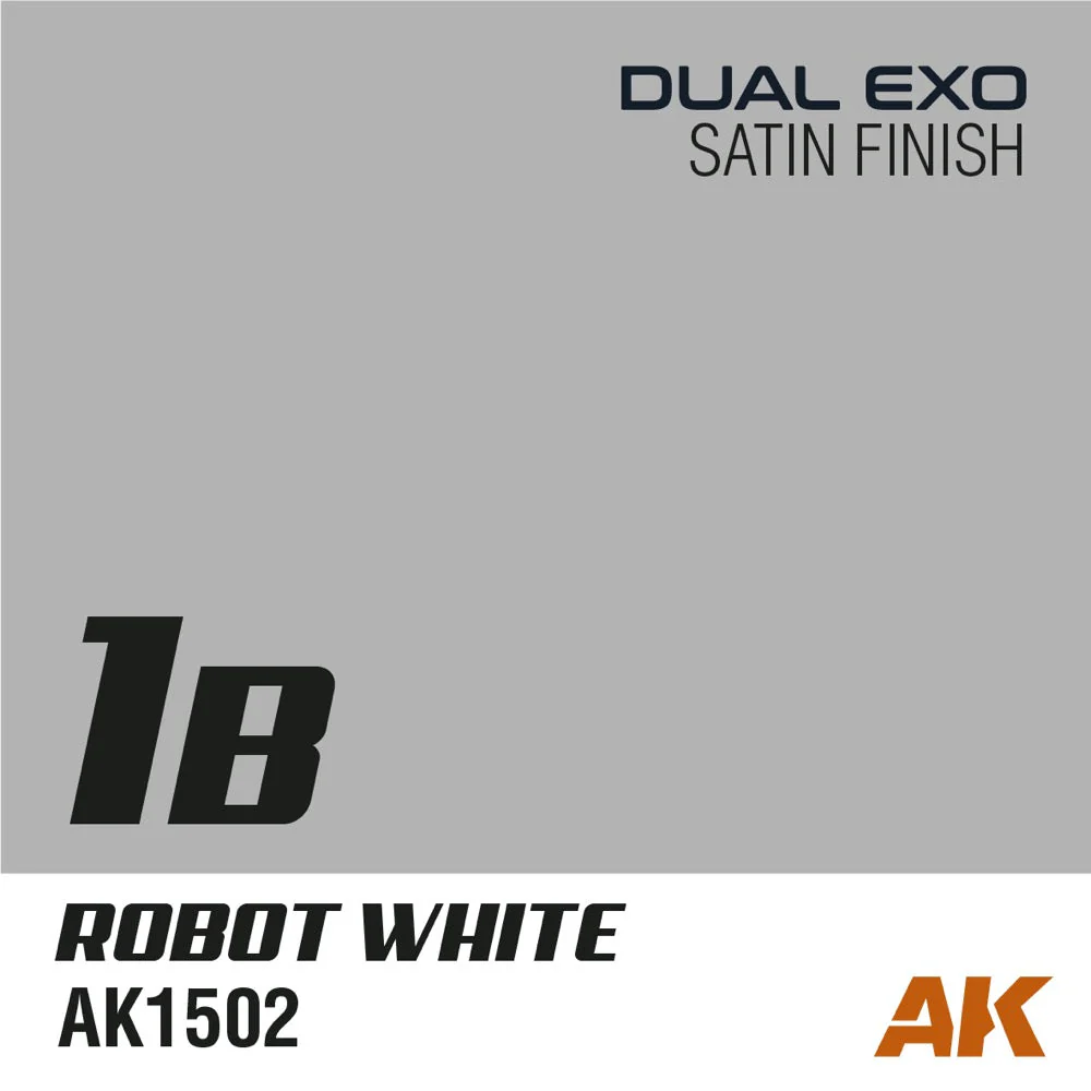 AK Interactive AK1502 Dual Exo Sc-Fi 1B Robot White 60ml - Image 2