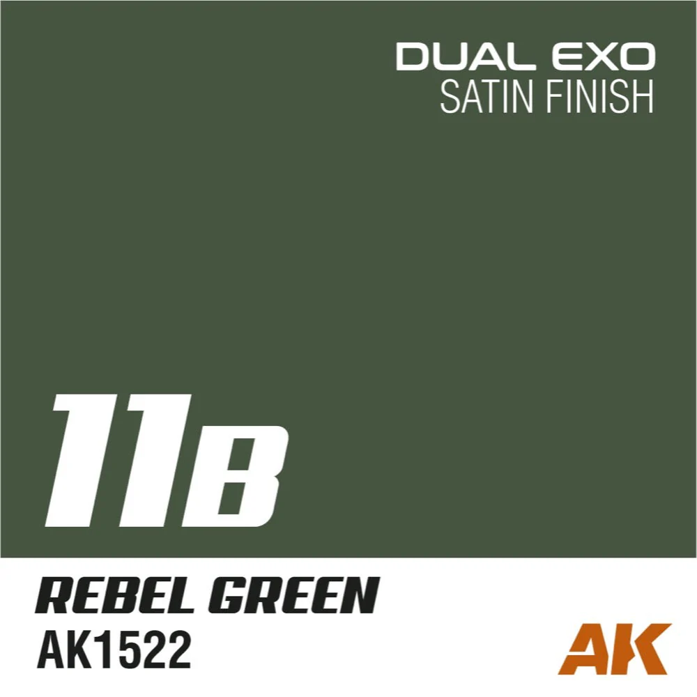 AK Interactive AK1522 Dual Exo Sc-Fi 11B Rebel Green 60ml - Image 2