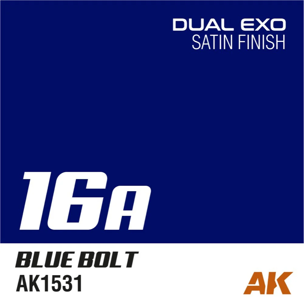 AK Interactive AK1531 Dual Exo Sc-Fi 16A Blue Bolt 60ml - Image 2