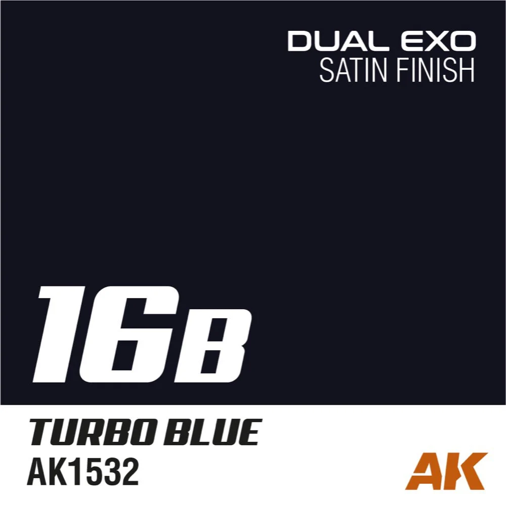 AK Interactive AK1532 Dual Exo Sc-Fi 16B Turbo Blue 60ml - Image 2
