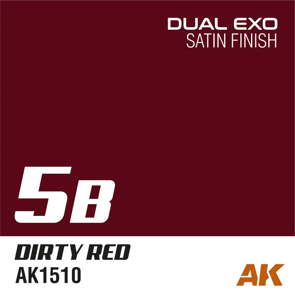 AK Interactive AK1547 Dual Exo Set 5 5A Supernova Red and 5B Dirty Red - Image 4
