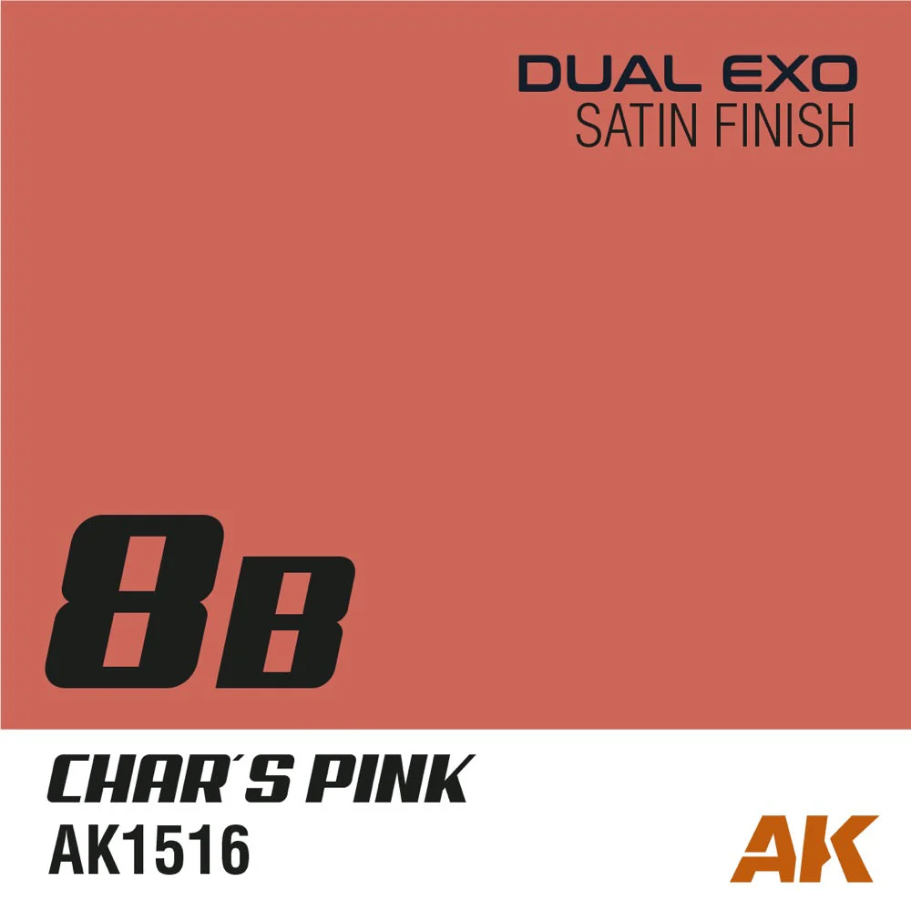 AK Interactive AK1550 Dual Exo Set 8 8A Twinkle Pink and 8B Chars Pink - Image 4