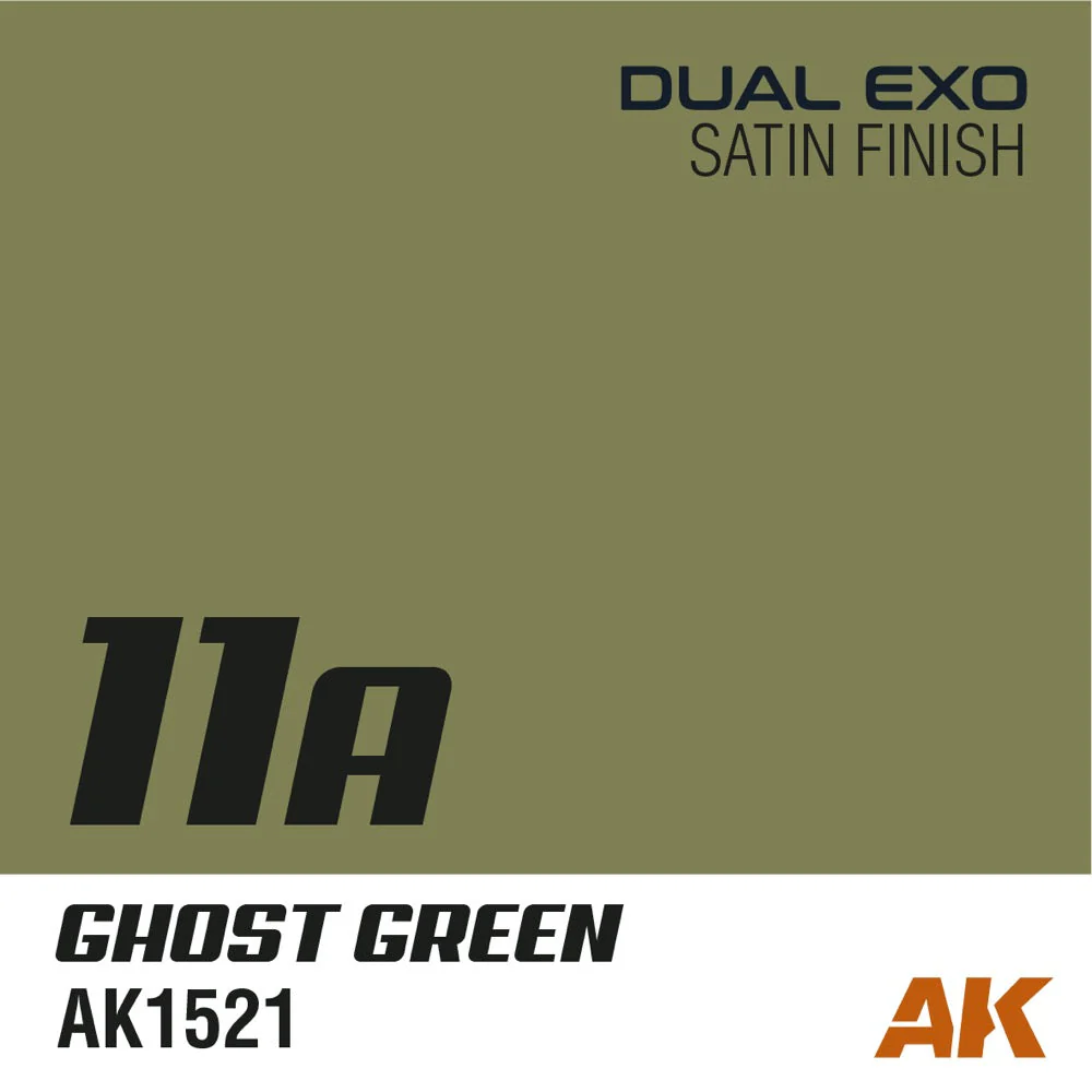 AK Interactive AK1555 Dual Exo Set 11 11A Ghost Green and 11B Rebel Green - Image 3