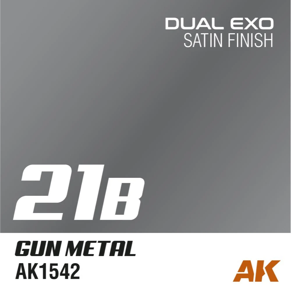 AK Interactive AK1565 Dual Exo Set 21 21A Silver and 21B Gun Metal - Image 4