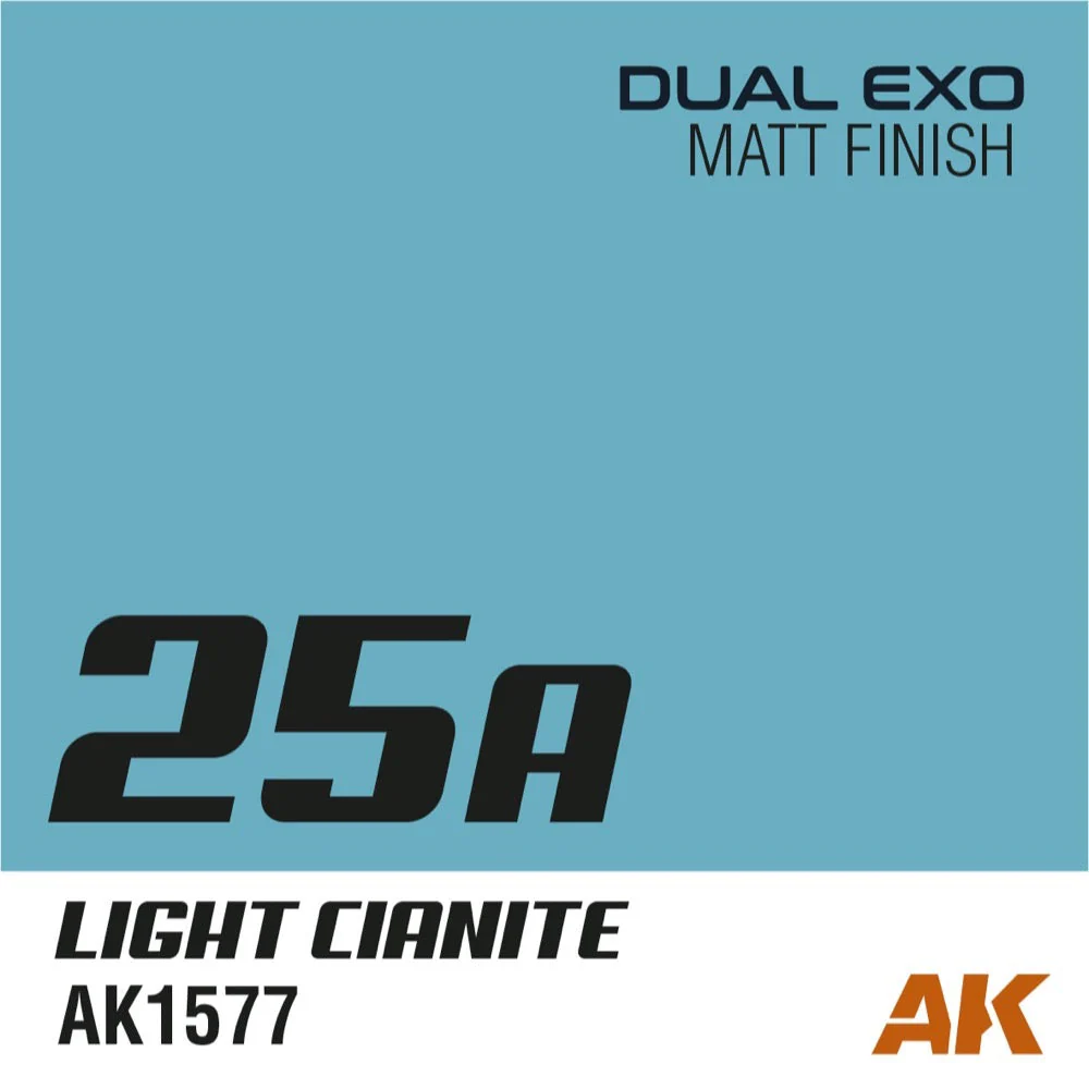 AK Interactive AK1577 Dual Exo Scenery Scenery- 25A Light Cianite 60ml - Image 2