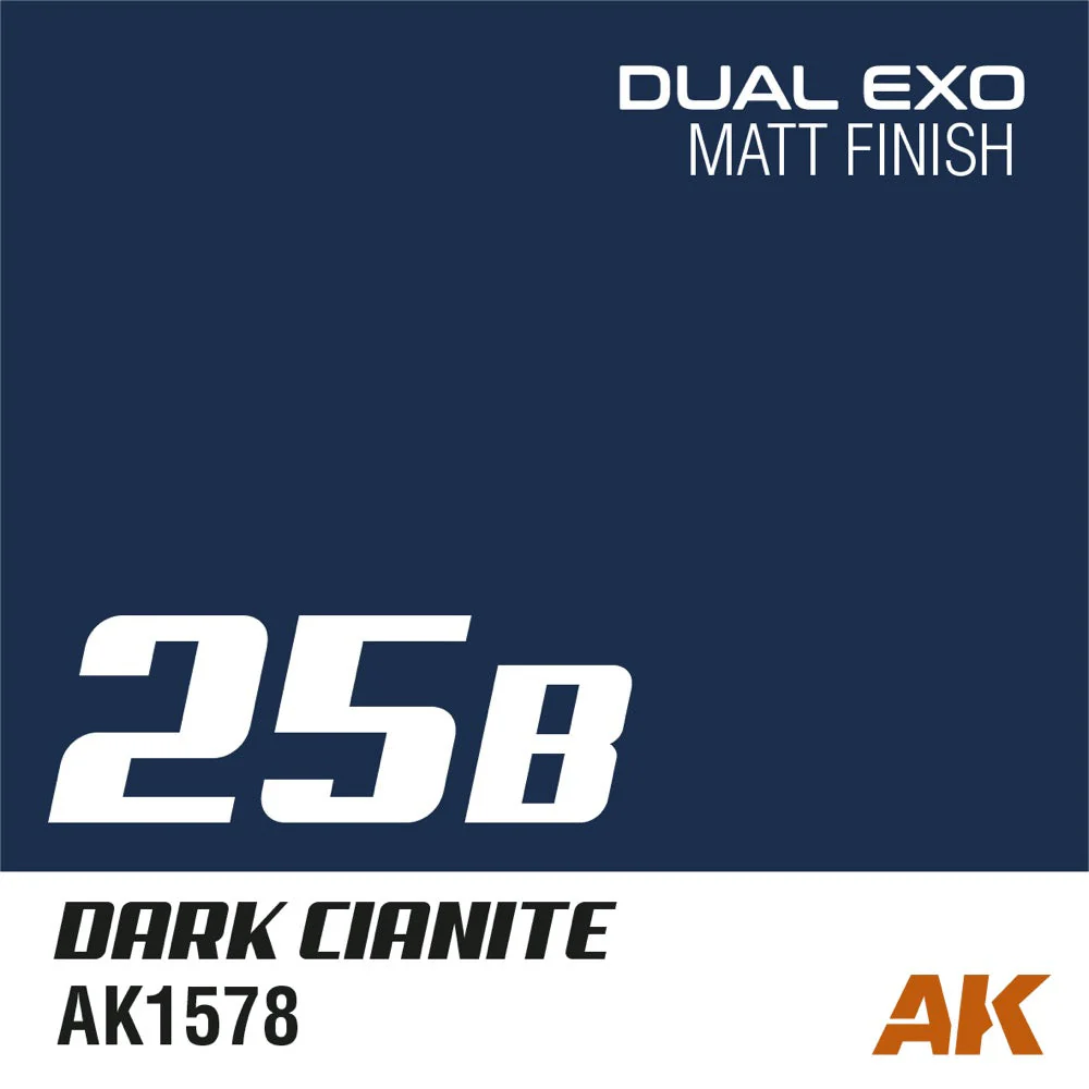 AK Interactive AK1578 Dual Exo Scenery 25B Dark Cianite 60ml - Image 2