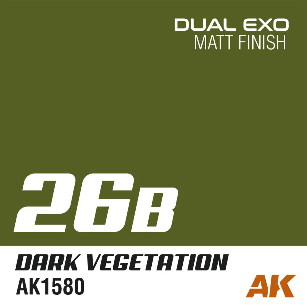 AK Interactive AK1580 Dual Exo Scenery 26B Dark Vegetation 60ml - Image 2