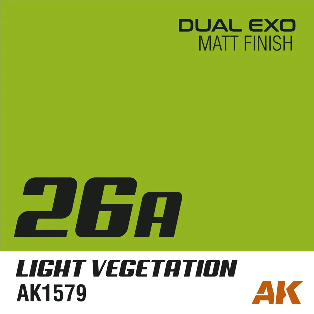 AK Interactive AK1585 Dual Exo Set 26 26A Light Vegetation and 26B Dark Vegetation - Image 3