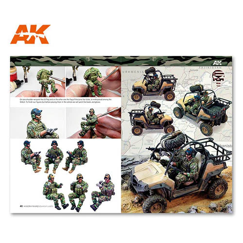 AK Interactive AK247 Modern Figures Comouflages (AK Lerning Series Nº 8) English - Image 2