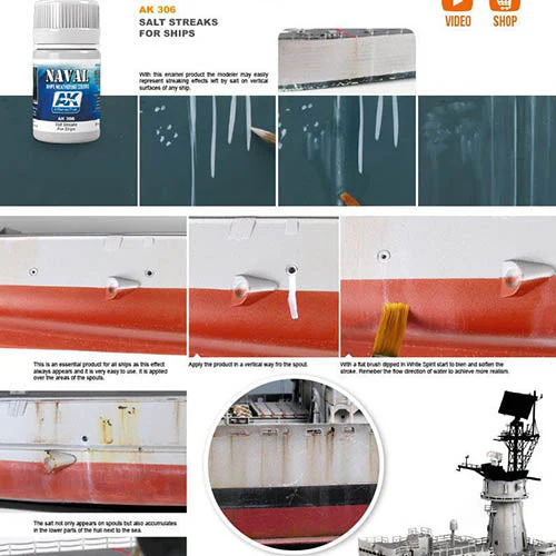AK Interactive AK306 Ship Weathering Salt Streaks Enamel 35mL - Image 2