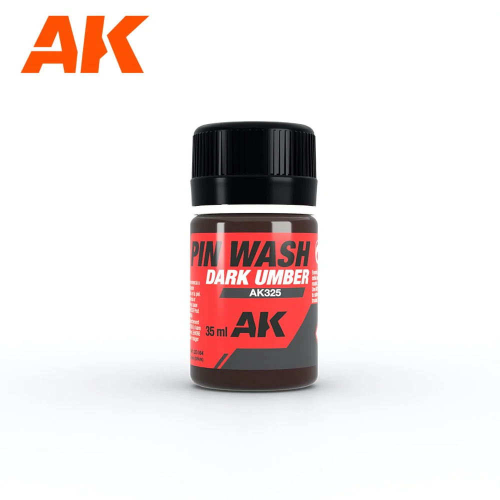AK Interactive AK325 Dark Umber Pin Wash 35ml