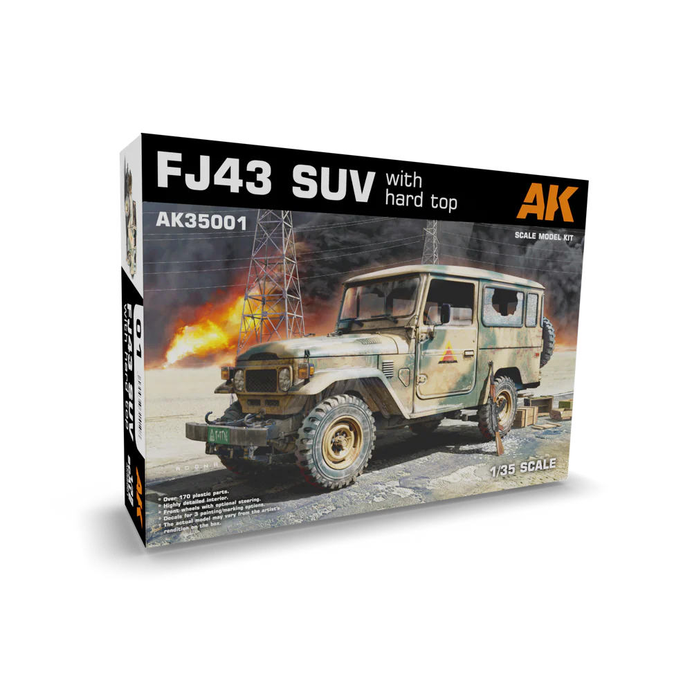 AK Interactive AK35001 1/35 FJ43 SUV with Hard Top