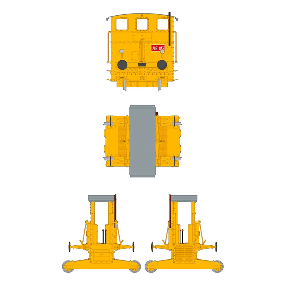AK Interactive 35009 1/35 Automotore FS 206/207/208 Sogliola Rail Shunter - Image 3
