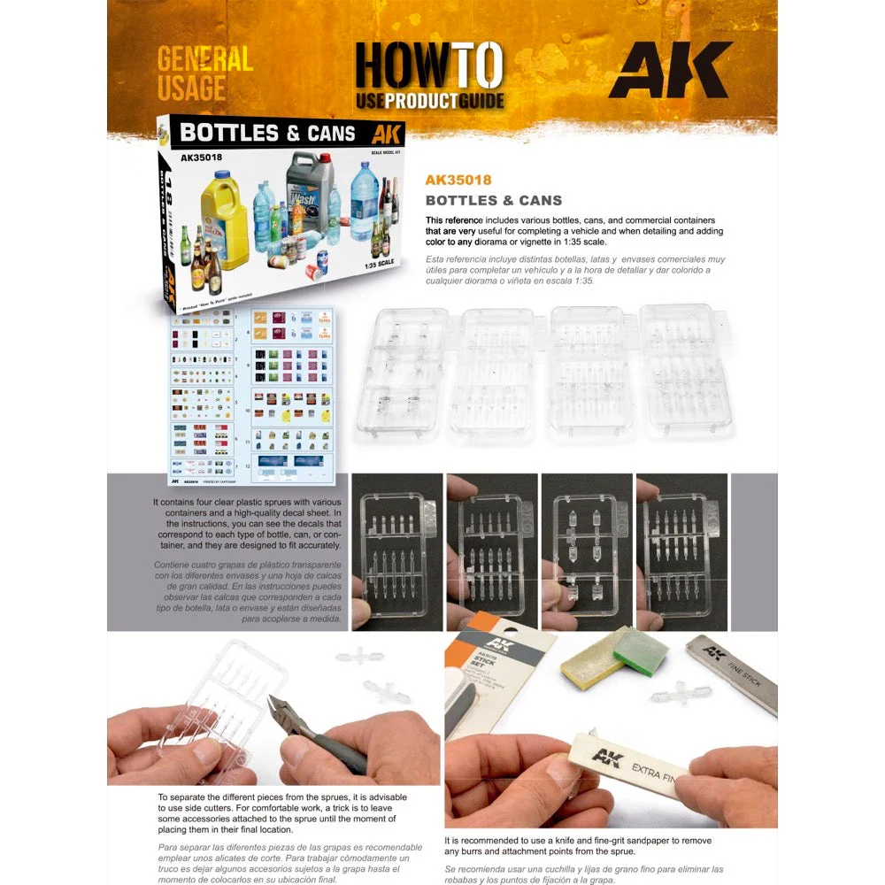 AK Interactive 35018 1/35 Bottles & Cans - Image 3