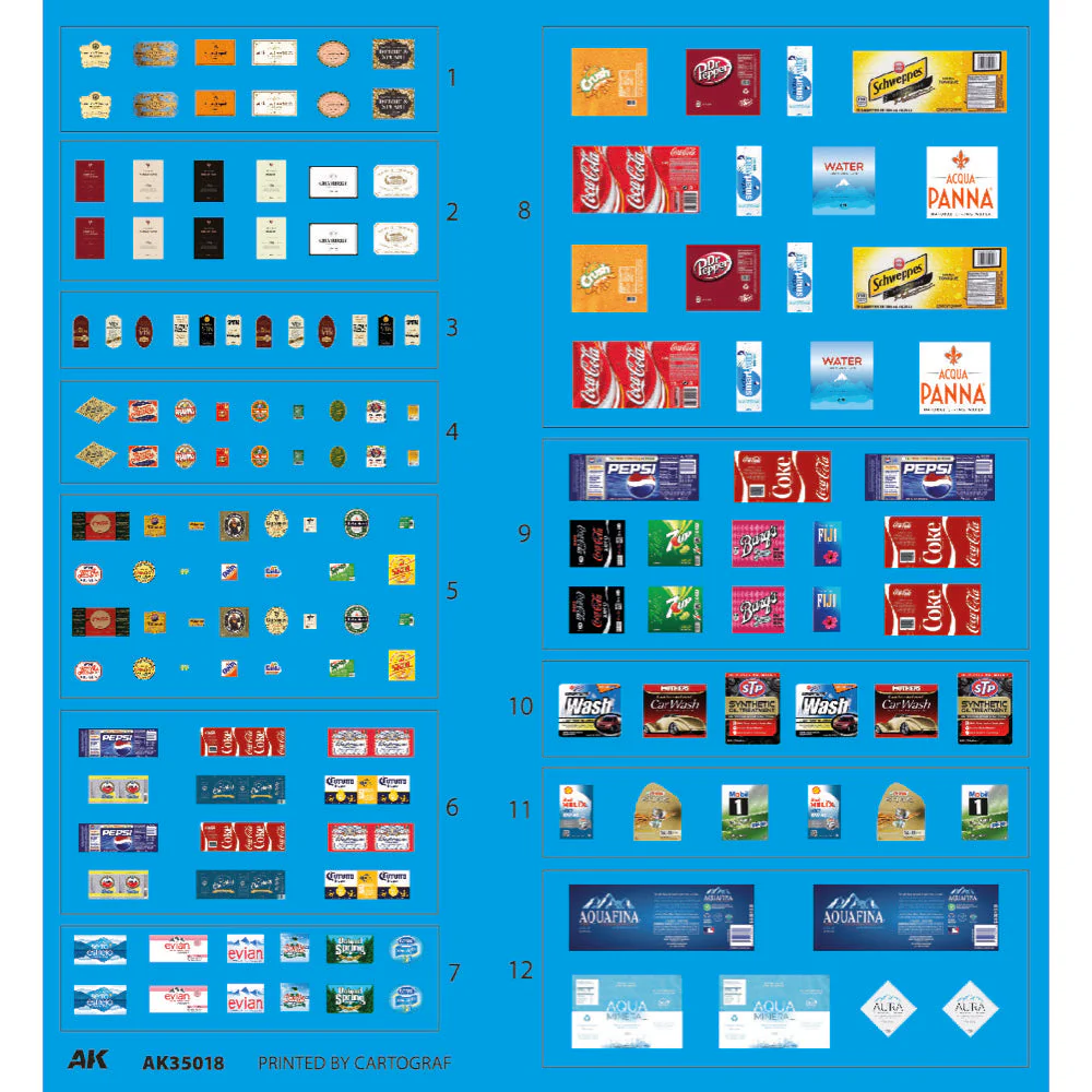 AK Interactive 35018 1/35 Bottles & Cans - Image 6