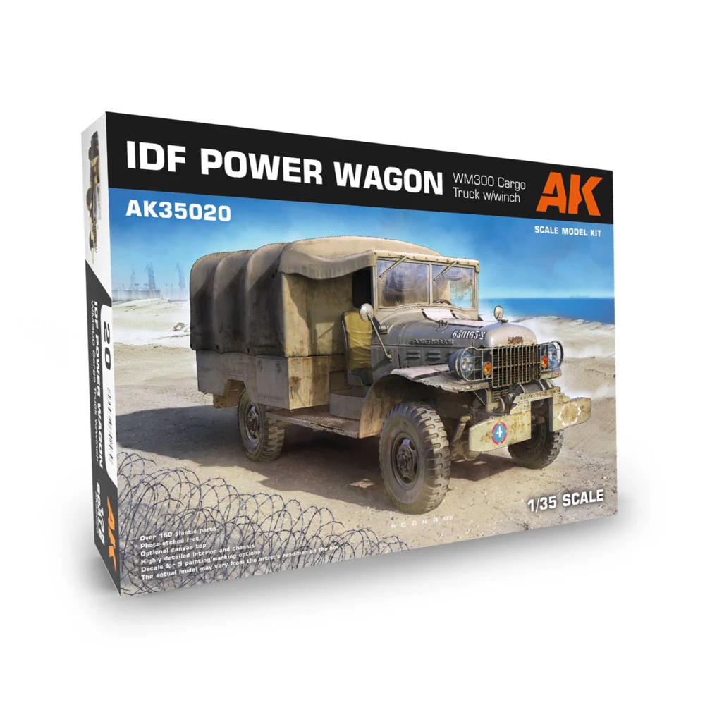 AK Interactive 35020 1/35 IDF Power Wagon WM300 w/Winch