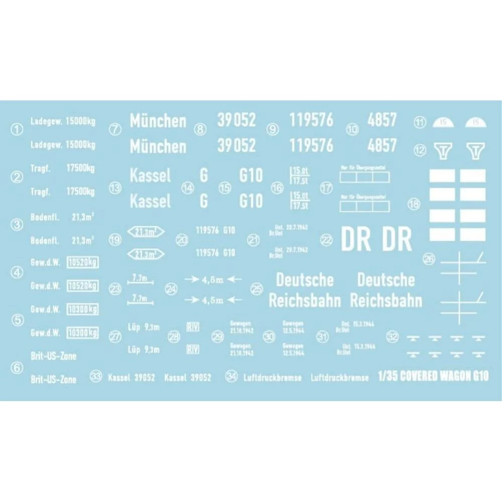 AK Interactive 35502 1/35 German Railway Covered G10 Wagon - Image 10