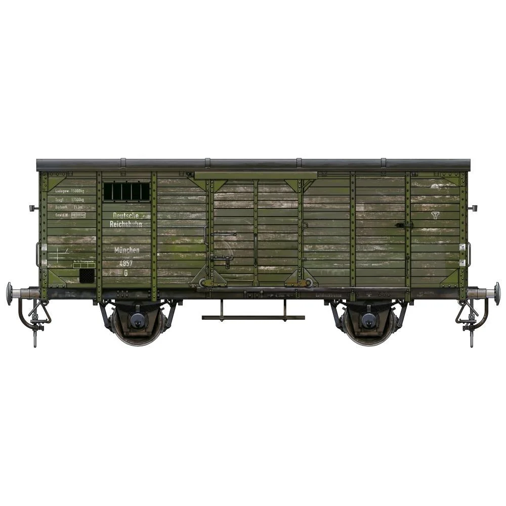AK Interactive 35502 1/35 German Railway Covered G10 Wagon - Image 2