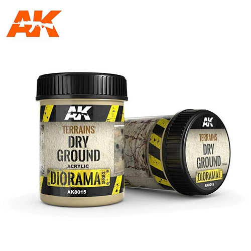AK Interactive AK8015 Terrains Dry Ground 250ml (Acrylic)