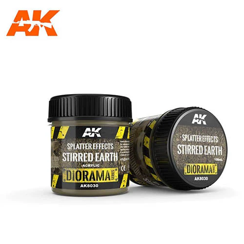 AK Interactive AK8030 Splatter Effects Stirred Earth - 100ml (Acrylic)