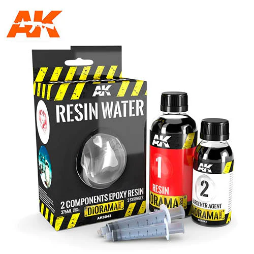 AK Interactive AK8043 Resin Water 2-Components Epoxy Resin 375ml