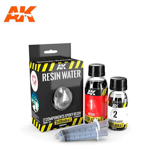 AK Interactive AK8044 Resin Water 2-Components Epoxy Resin 180ml