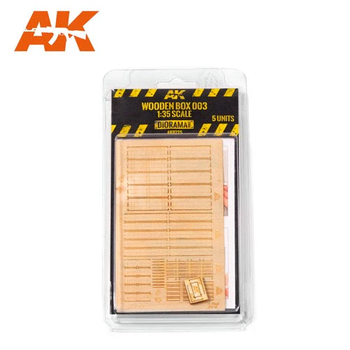 AK Interactive AK8225 Laser Cut Wooden Box 003 1:35. 5 Units