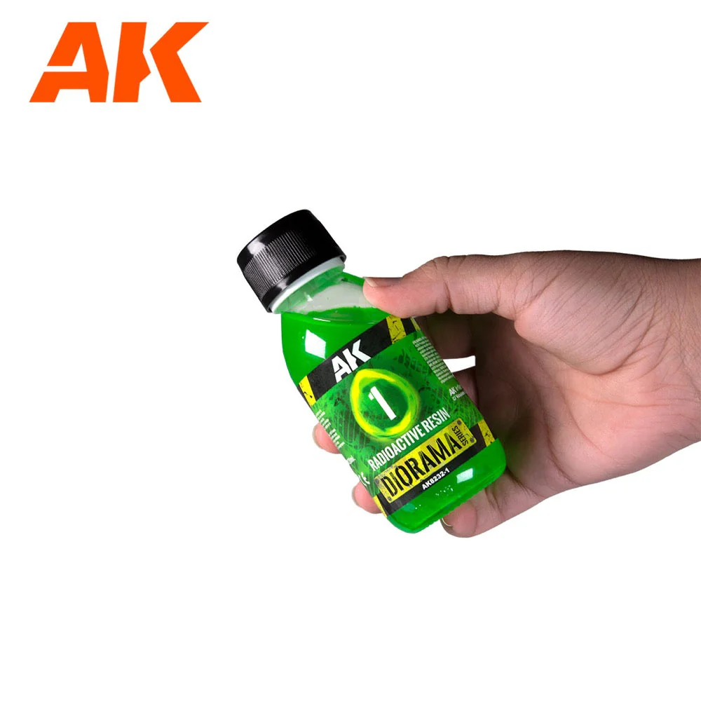 AK Interactive AK8232 Resin Radioactive Water 2 Components Epoxy Resin 180ml - Image 2