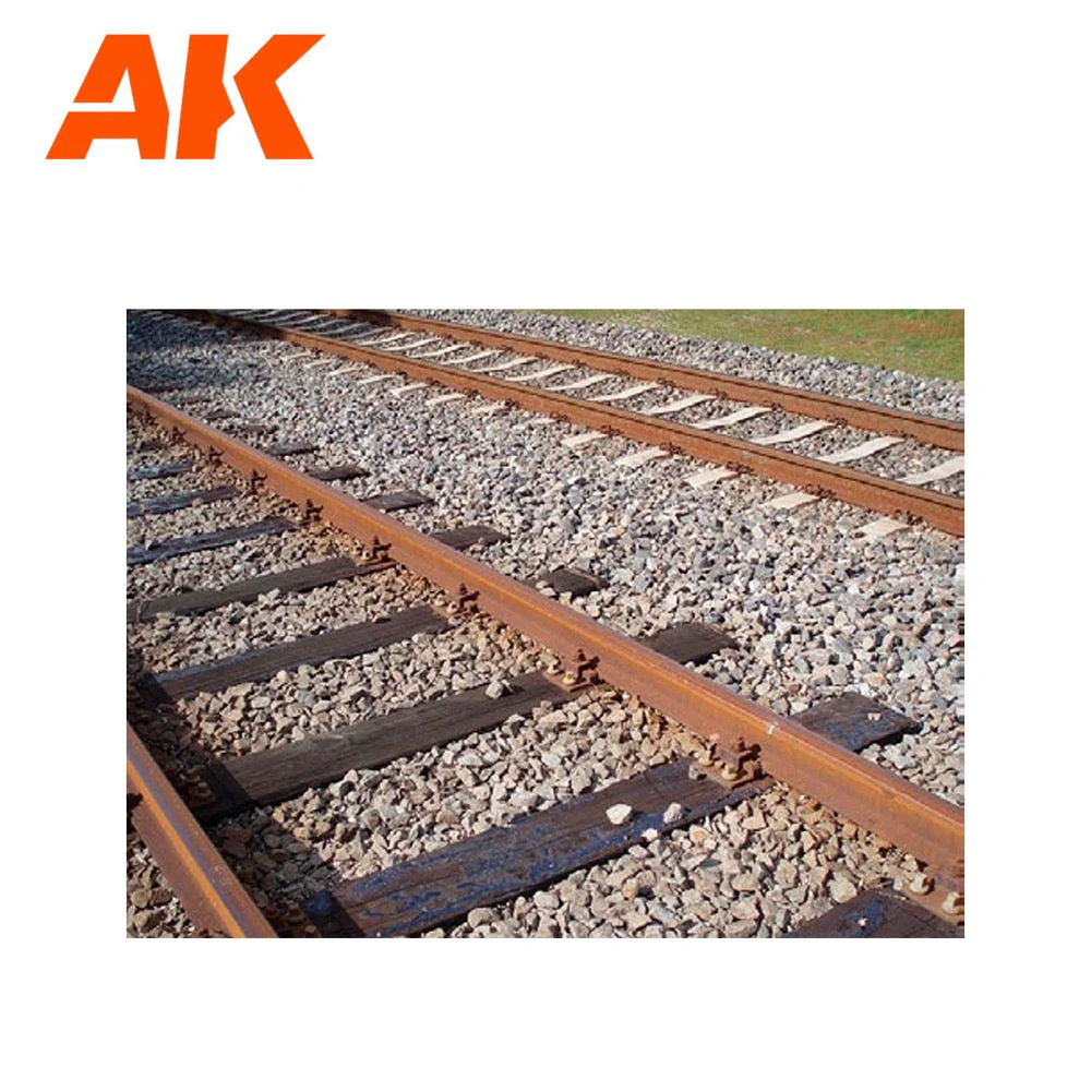AK Interactive AK8256 Terrains 1/72 Small Railroad Ballast - Image 2