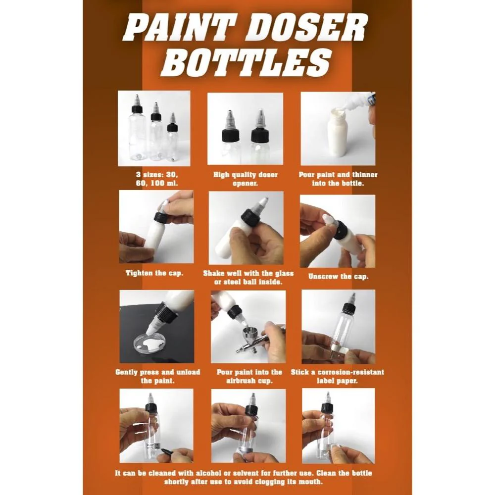 AK Interactive AK9047 Paint Doser Bottles 4x60 ml - Image 2