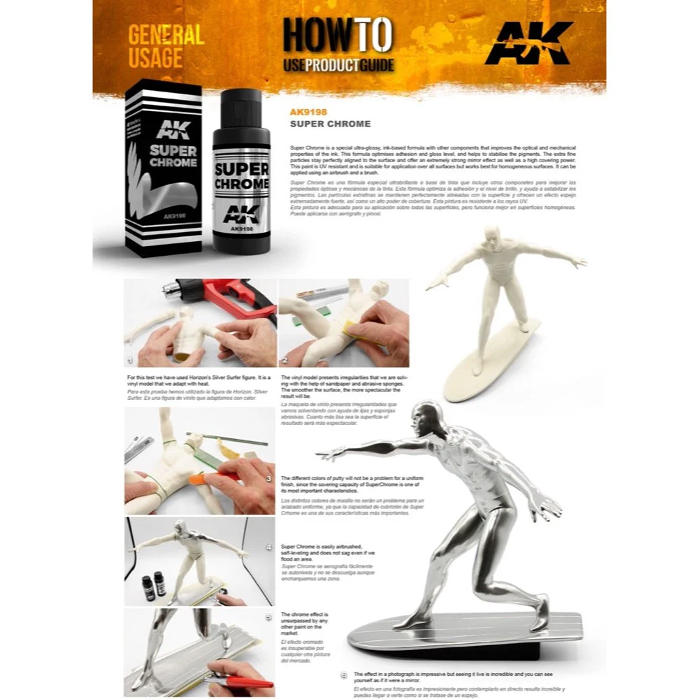 AK Interactive AK9198 Super Chrome 60ml - Image 2