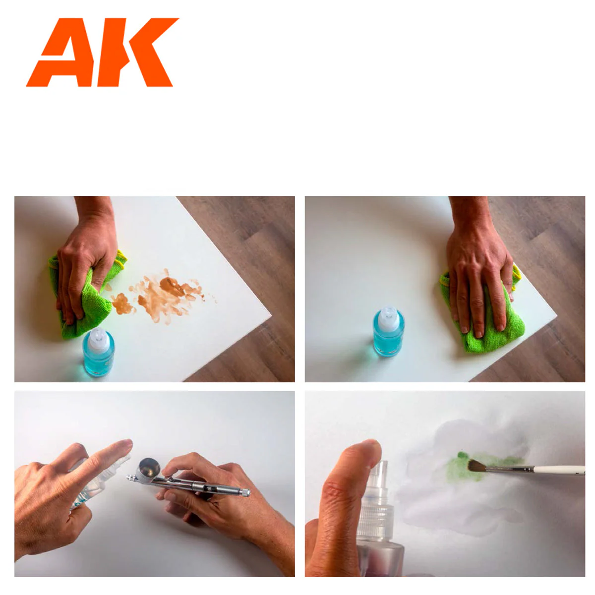 AK Interactive AK9315 Atomizer Cleaner for Acrylic 125ml - Image 2