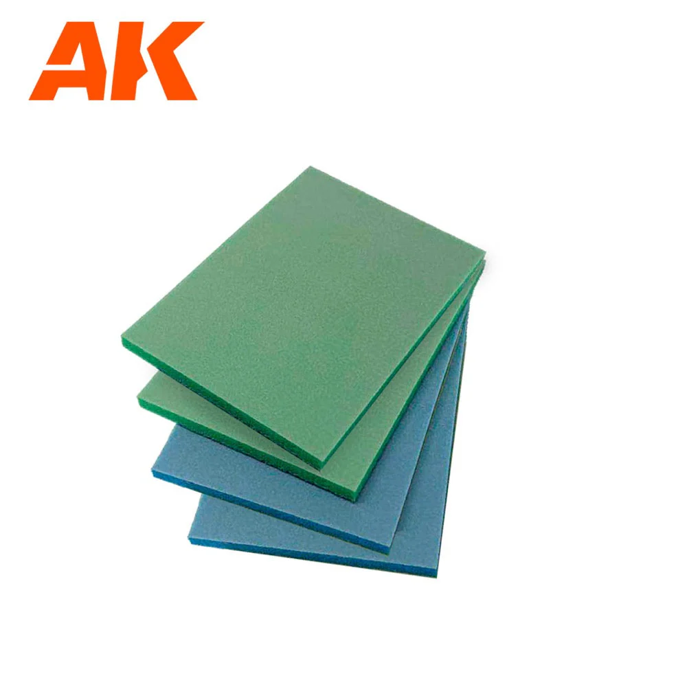 AK Interactive AK9327 Soft and Smooth Sanding Pads Set (4 units) - Image 2