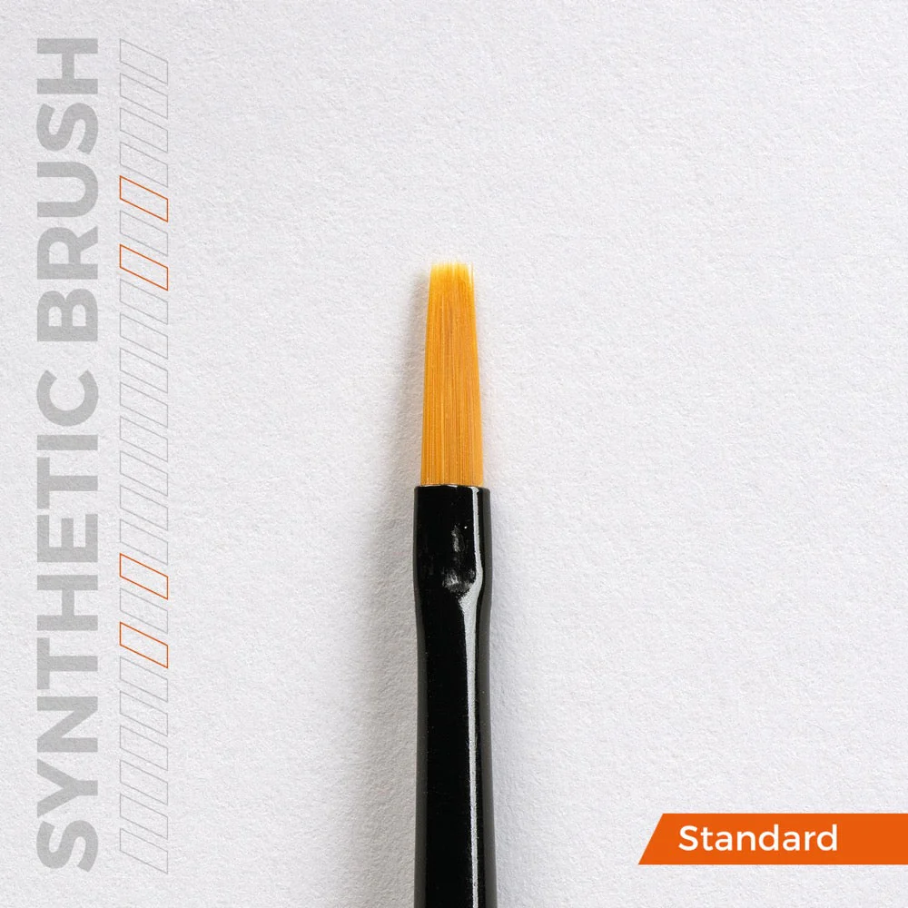 AK Interactive AKB001 Flat 1 Synthetic Paint Brush - Image 2
