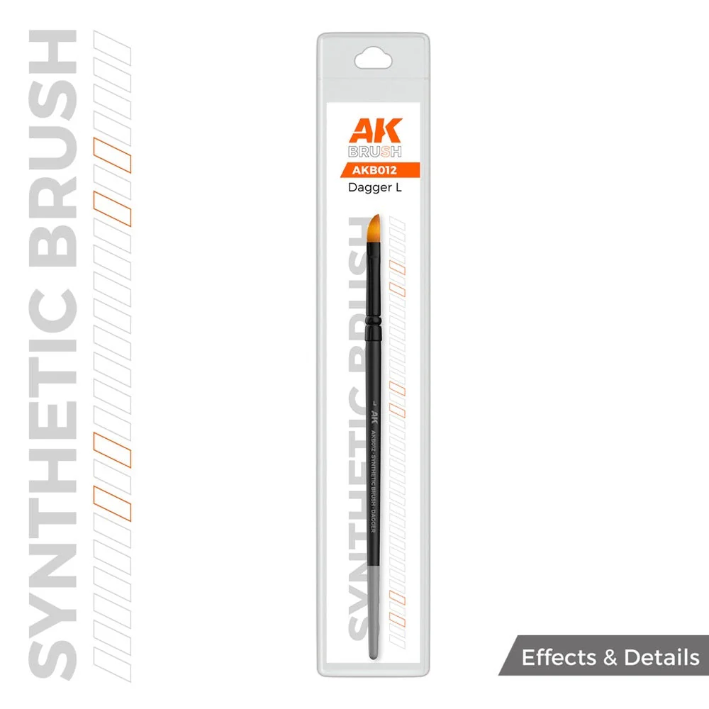 AK Interactive AKB012 Dagger Large Synthetic Paint Brush