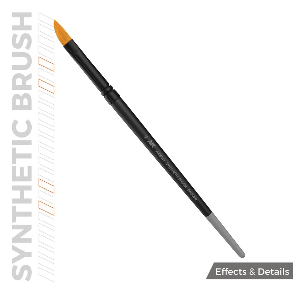 AK Interactive AKB013 Dagger Extra Large Synthetic Paint Brush - Image 3