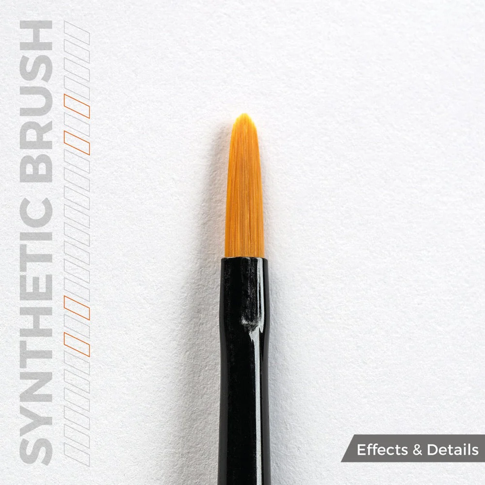 AK Interactive AKB014 Filbert 2 Synthetic Paint Brush - Image 2