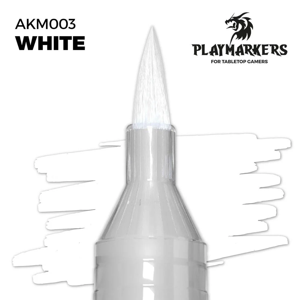 AK Interactive Playmarkers White Acrylic Paint Marker - Image 3