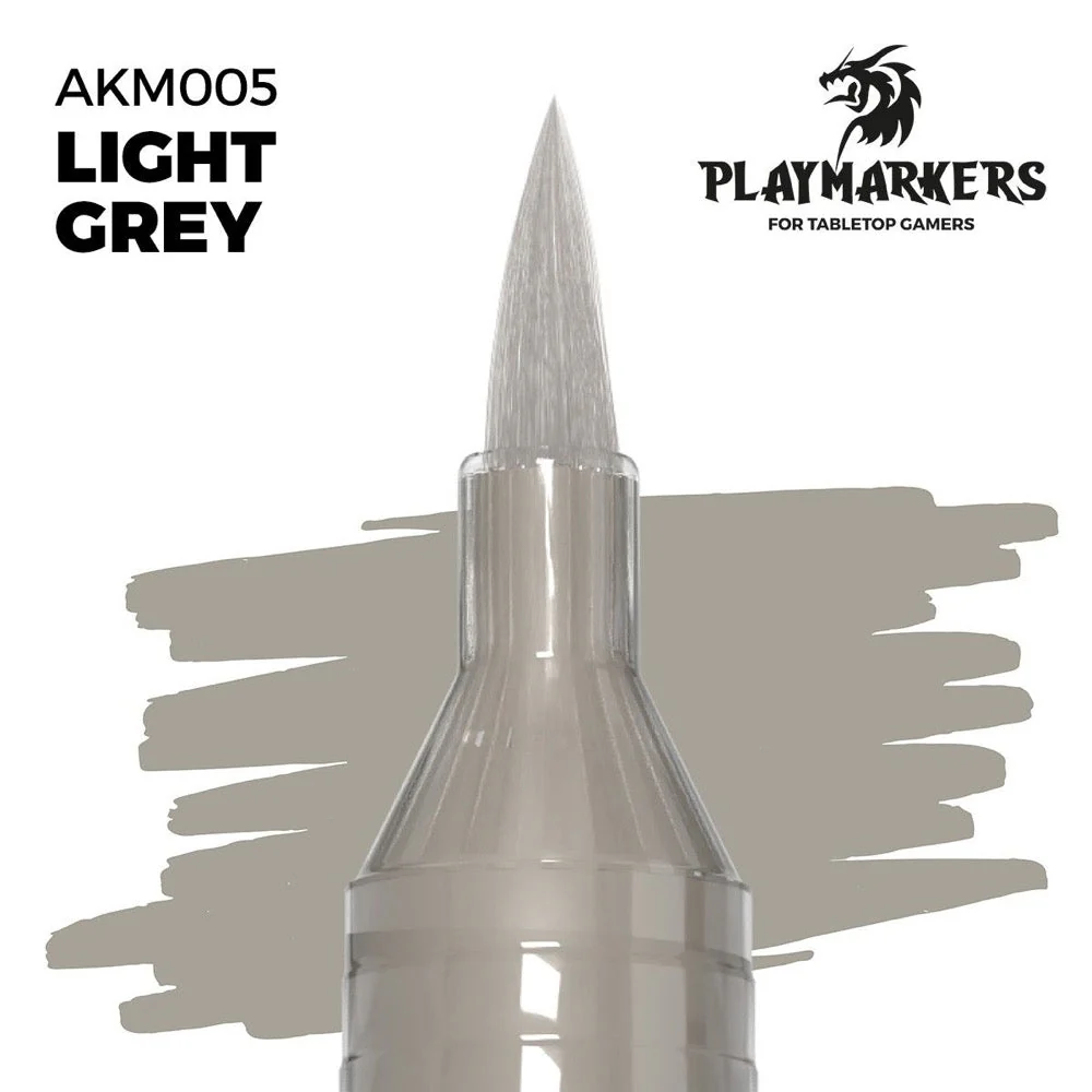 AK Interactive Playmarkers Light Grey Acrylic Paint Marker - Image 3