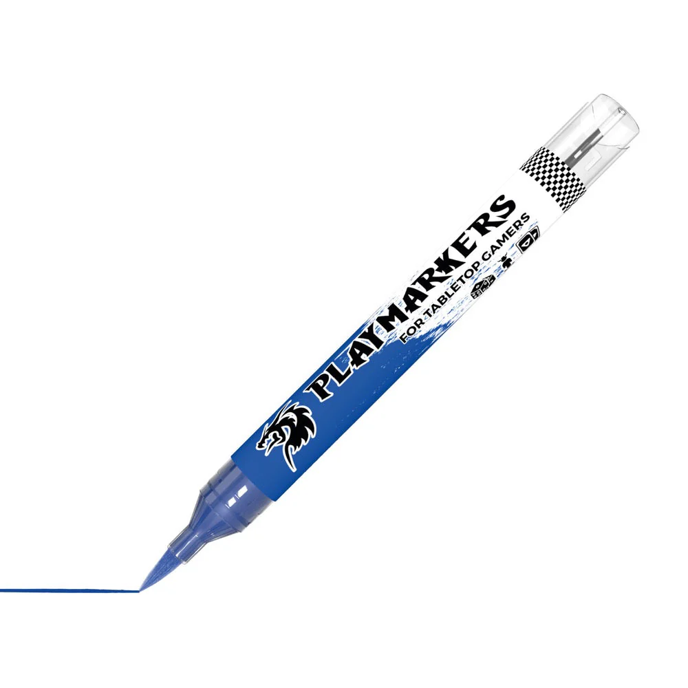 AK Interactive Playmarkers Medium Blue Acrylic Paint Marker - Image 2