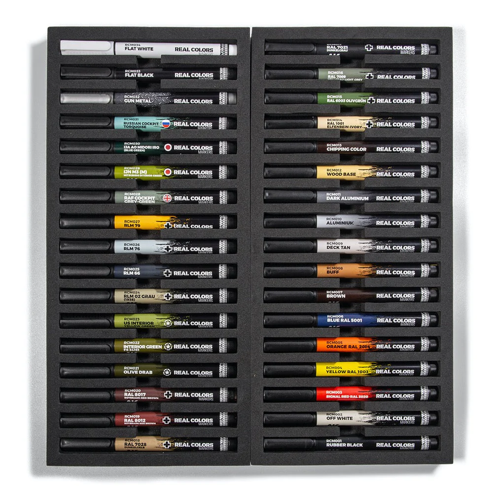 AK interactive RC001 Real Colors Markers Special Box RC Markers (34 units) - Image 2