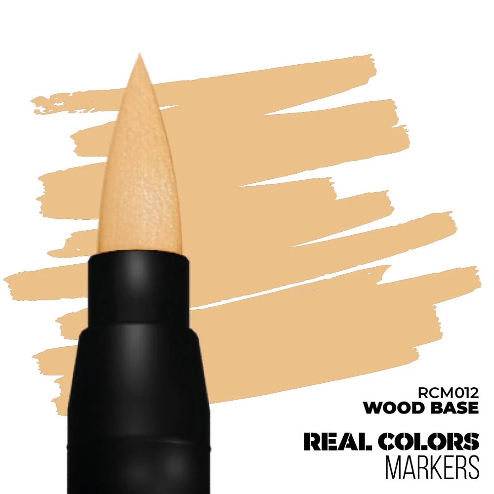 AK interactive RC012 Real Colors Markers Wood Base - Image 2